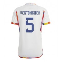 Dres Belgija Jan Vertonghen #5 Gostujuci SP 2022 Kratak Rukav